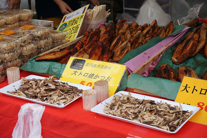 須崎市 新子祭りに出ていた大トロカツオ