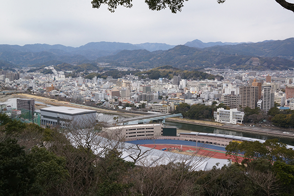 筆山 上町・針木方面