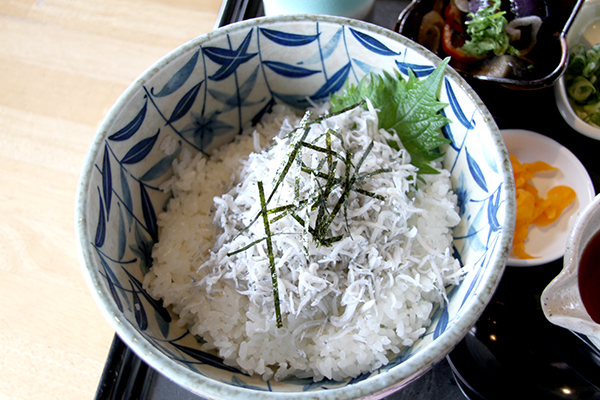 カフェレスト風良里 釜揚げちりめん丼 全体