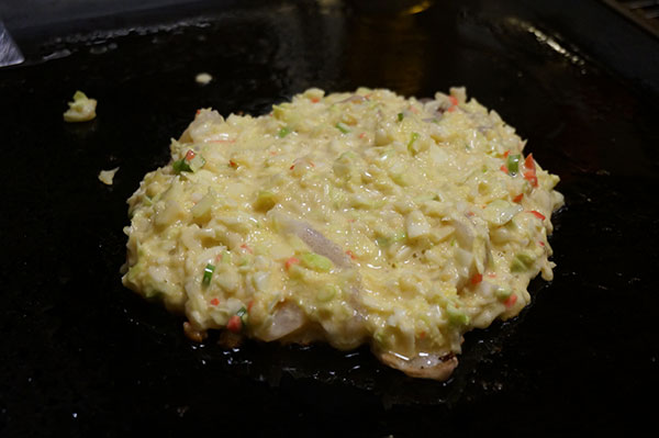 お好み焼き居酒屋 こむぎ お好み焼きの生地