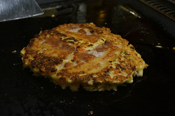 お好み焼き居酒屋 こむぎ お好み焼き成功！