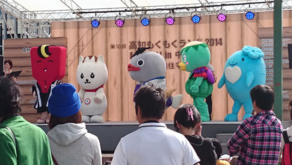 高知県東部のゆるキャラたち