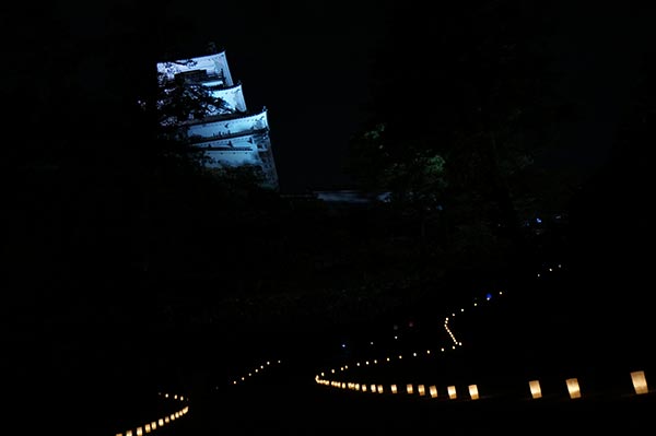 秋のお城まつり高知城の天守閣