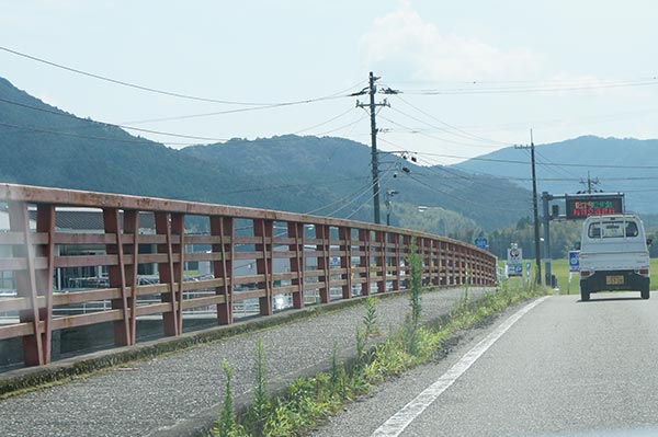 道の駅 四万十大正への途中の橋