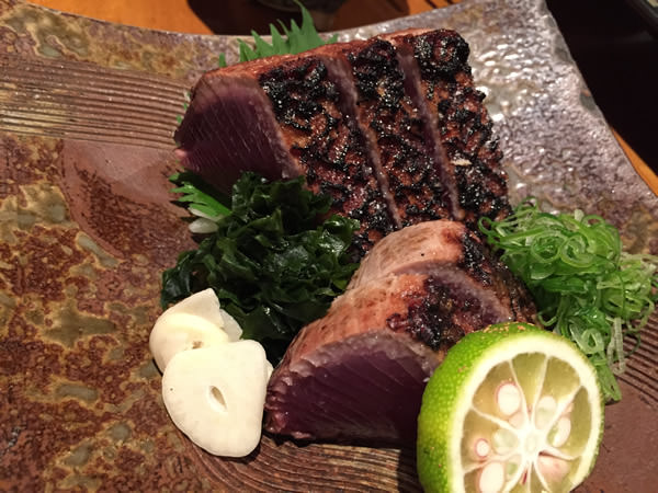 居酒屋 大黒堂のかつおのたたき